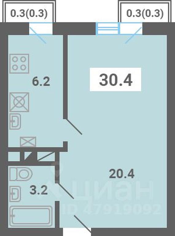 Apartment Sale, 30.4平方米 at Iuzhnaya dolina, mikrorayon Yuzhnyye Gorki, posyolok Meshcherino, Leninskiy City District, Moscow Region, Russia #1 Apartment Sale, 30.4平方米 at Iuzhnaya dolina, mikrorayon Yuzhnyye Gorki, posyolok Meshcherino, Leninskiy City District, Moscow Region, Russia #1