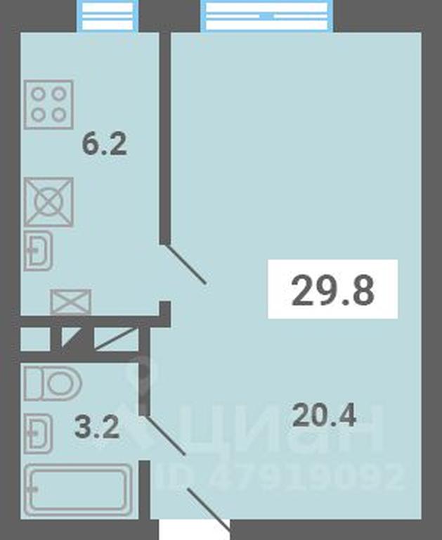Apartment Sale, 29.8 sq. m. at Iuzhnaya dolina, mikrorayon Yuzhnyye Gorki, posyolok Meshcherino, Leninskiy City District, Moscow Region, Russia #1 Apartment Sale, 29.8 sq. m. at Iuzhnaya dolina, mikrorayon Yuzhnyye Gorki, posyolok Meshcherino, Leninskiy City District, Moscow Region, Russia #1
