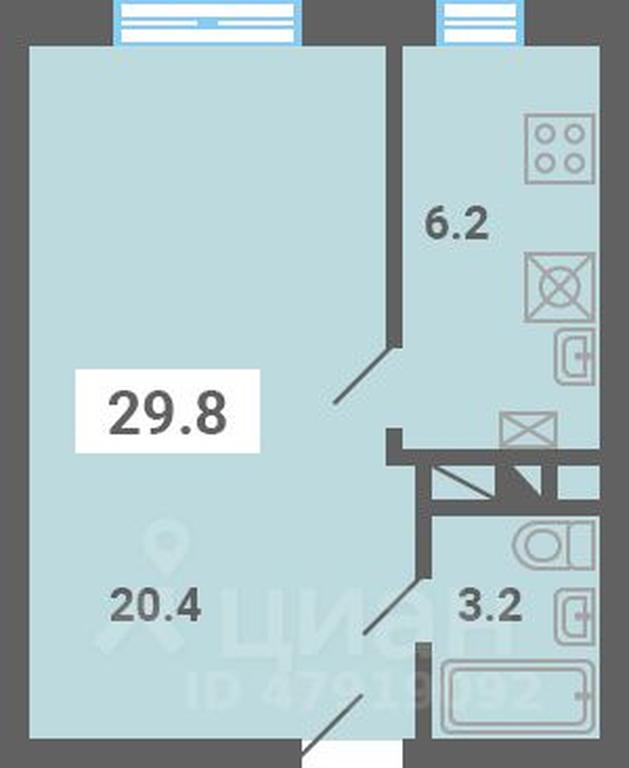 Apartment Sale, 29.8 sq. m. at Iuzhnaya dolina, mikrorayon Yuzhnyye Gorki, posyolok Meshcherino, Leninskiy City District, Moscow Region, Russia #1 Apartment Sale, 29.8 sq. m. at Iuzhnaya dolina, mikrorayon Yuzhnyye Gorki, posyolok Meshcherino, Leninskiy City District, Moscow Region, Russia #1