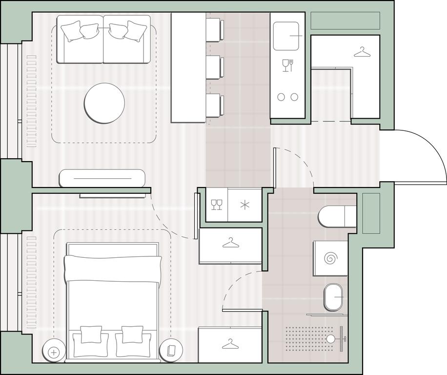 1-BD Apartment Sale, 34.4 sq. m. at Sreda na Lobachevskogo, Ochakovskoye Highway, Moscow, Russia #1
