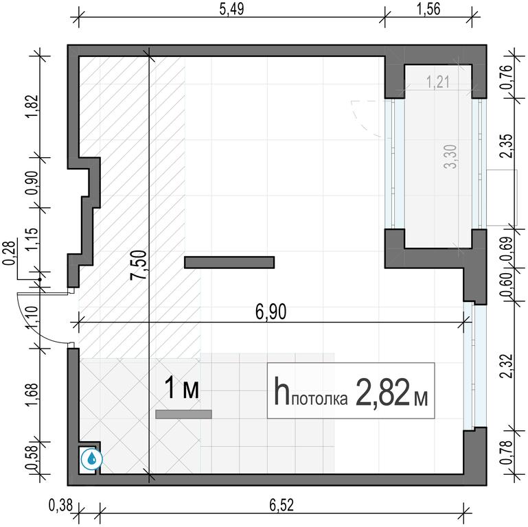 1-BD Apartment Sale, 46.3平方米 at Novoe Medvedkovo, Novoe Medvedkovo Residential Complex, mikrorayon 17A, Mytischi, Moscow Region, Russia #2