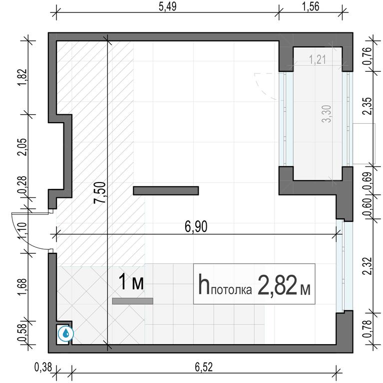 1-BD Apartment Sale, 46平方米 at Novoe Medvedkovo, Novoe Medvedkovo Residential Complex, mikrorayon 17A, Mytischi, Moscow Region, Russia #2