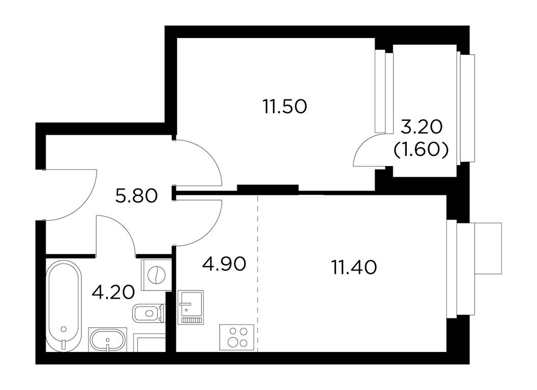 Продажа 1-комн. квартиры, 39,4 м² в ЖК «Новое Медведково», жилой комплекс Новое Медведково, микрорайон 17А, Мытищи, Московская область, Россия #1 Продажа 1-комн. квартиры, 39,4 м² в ЖК «Новое Медведково», жилой комплекс Новое Медведково, микрорайон 17А, Мытищи, Московская область, Россия #1