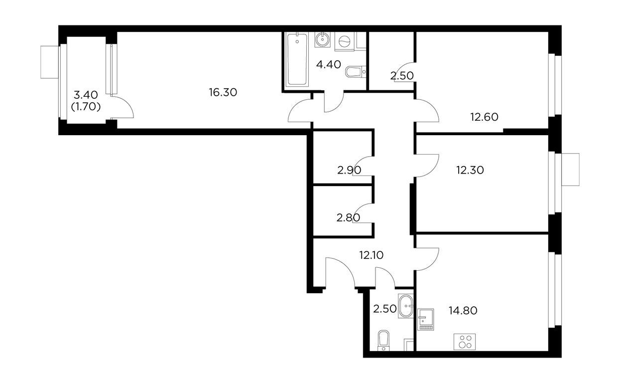 Продажа 3-комн. квартиры, 84,9 м² в ЖК «Новое Медведково», жилой комплекс Новое Медведково, микрорайон 17А, Мытищи, Московская область, Россия #1 Продажа 3-комн. квартиры, 84,9 м² в ЖК «Новое Медведково», жилой комплекс Новое Медведково, микрорайон 17А, Мытищи, Московская область, Россия #1
