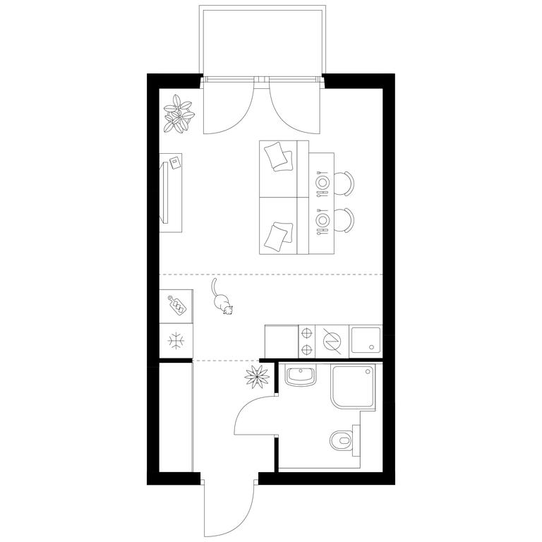 Apartment Sale, 27.5 sq. m. at Kronshtadtskiy 9, Kronshtadtsky Boulevard, 9с21, Moscow, Russia #1