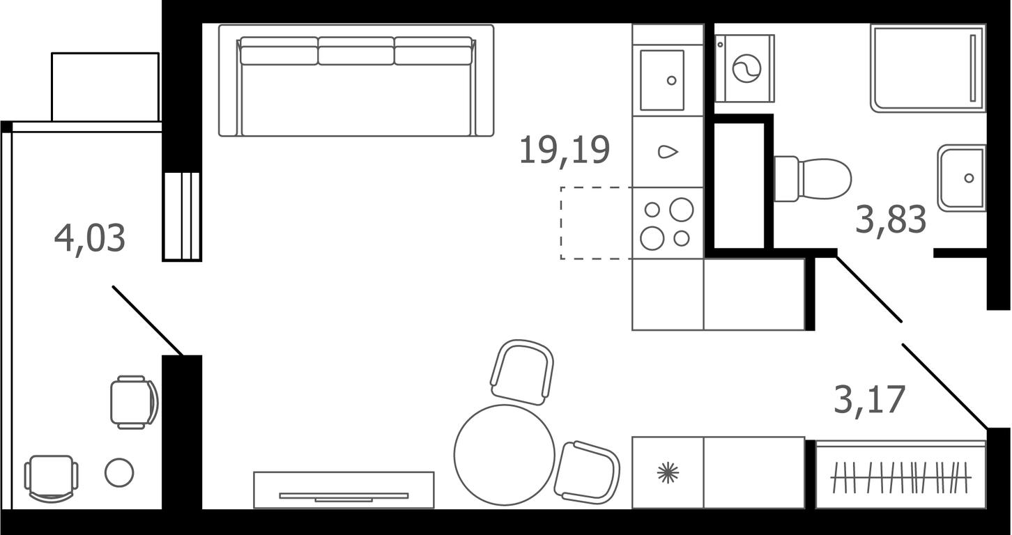 Apartment Sale, 27.5 sq. m. at Desyatka, Molodyozhnaya Street, 8, Ramenskoye, Moscow Region, Russia #1 Apartment Sale, 27.5 sq. m. at Desyatka, Molodyozhnaya Street, 8, Ramenskoye, Moscow Region, Russia #1