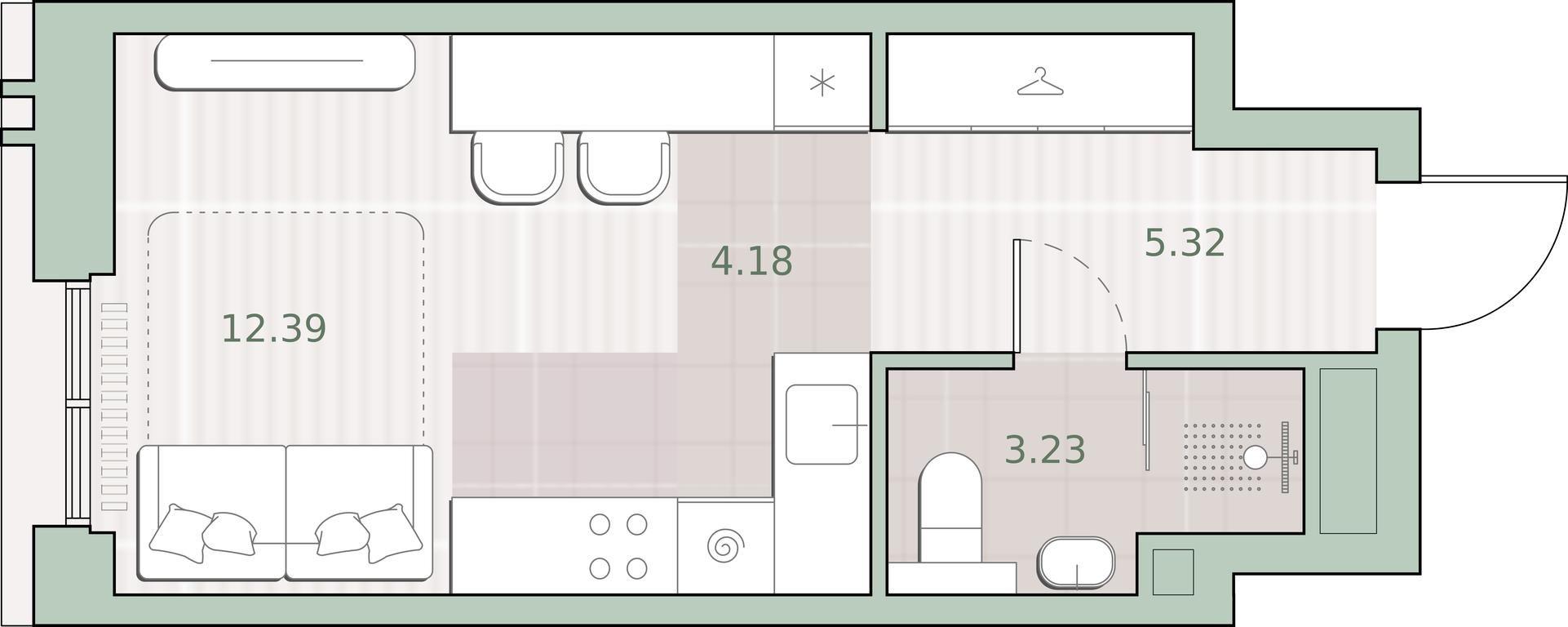 Apartment Sale, 25.12 sq. m. at Sreda na Kutuzovskom, Ivana Franko Street, Moscow, Russia #1 Apartment Sale, 25.12 sq. m. at Sreda na Kutuzovskom, Ivana Franko Street, Moscow, Russia #1