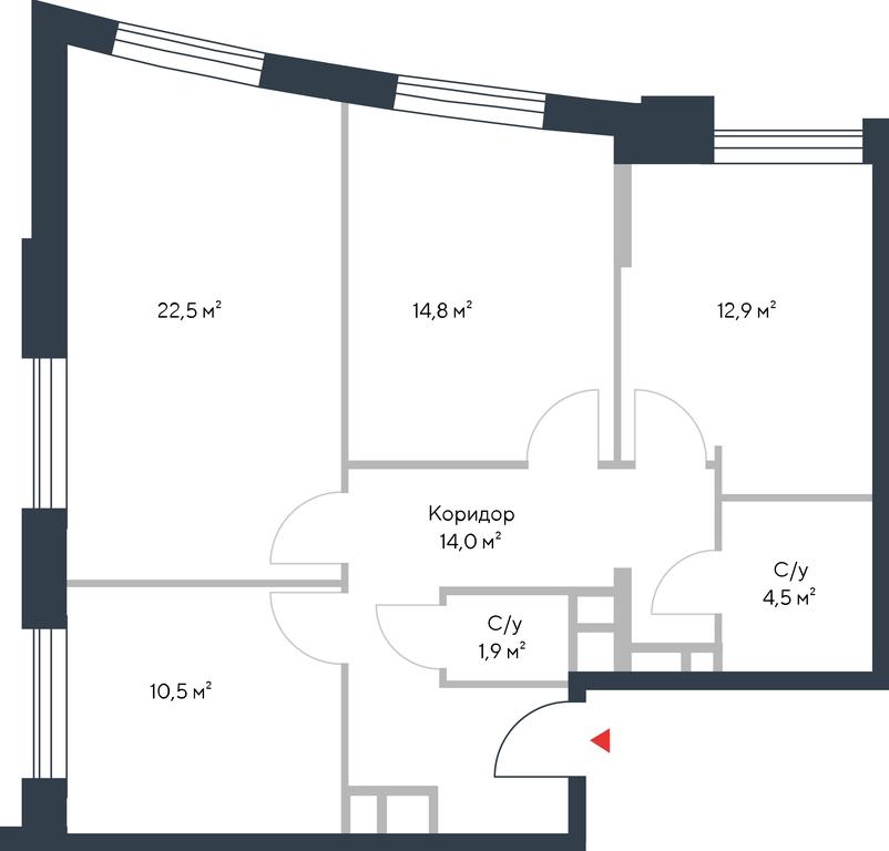 Apartment Sale, 81.1 sq. m. at River Park, Korabelnaya Street, 17к1, Moscow, Russia #1 Apartment Sale, 81.1 sq. m. at River Park, Korabelnaya Street, 17к1, Moscow, Russia #1