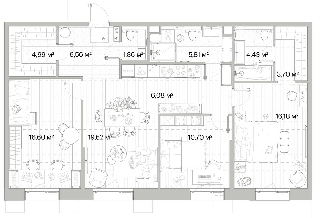 3-BD Apartment Sale, 96.53 sq. m. at Mys, derevnya Likino, Odintsovskiy Urban District, Moscow Region, Russia #1 3-BD Apartment Sale, 96.53 sq. m. at Mys, derevnya Likino, Odintsovskiy Urban District, Moscow Region, Russia #1