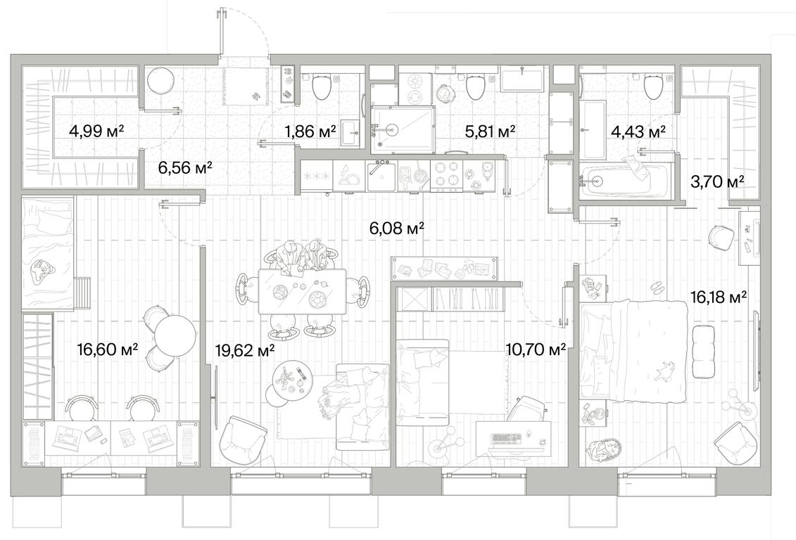 3-BD Apartment Sale, 96.53平方米 at Mys, derevnya Likino, Odintsovskiy Urban District, Moscow Region, Russia #1 3-BD Apartment Sale, 96.53平方米 at Mys, derevnya Likino, Odintsovskiy Urban District, Moscow Region, Russia #1