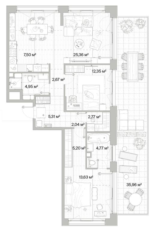 2-BD Apartment Sale, 97.34平方米 at Mys, derevnya Likino, Odintsovskiy Urban District, Moscow Region, Russia #1 2-BD Apartment Sale, 97.34平方米 at Mys, derevnya Likino, Odintsovskiy Urban District, Moscow Region, Russia #1