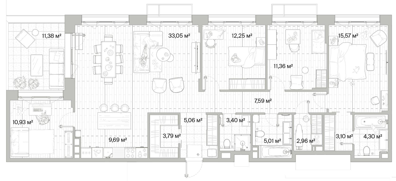 4-BD Apartment Sale, 131.47平方米 at Mys, derevnya Likino, Odintsovskiy Urban District, Moscow Region, Russia #1 4-BD Apartment Sale, 131.47平方米 at Mys, derevnya Likino, Odintsovskiy Urban District, Moscow Region, Russia #1