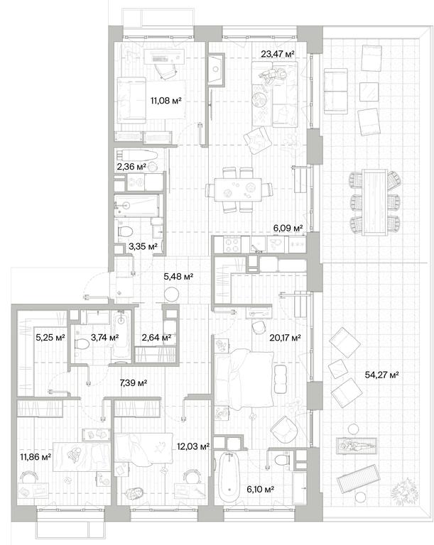 4-BD Apartment Sale, 137.29平方米 at Mys, derevnya Likino, Odintsovskiy Urban District, Moscow Region, Russia #1 4-BD Apartment Sale, 137.29平方米 at Mys, derevnya Likino, Odintsovskiy Urban District, Moscow Region, Russia #1