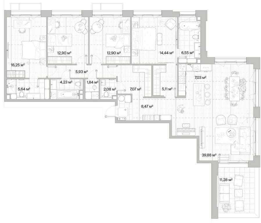 4-BD Apartment Sale, 153.7平方米 at Mys, derevnya Likino, Odintsovskiy Urban District, Moscow Region, Russia #1 4-BD Apartment Sale, 153.7平方米 at Mys, derevnya Likino, Odintsovskiy Urban District, Moscow Region, Russia #1