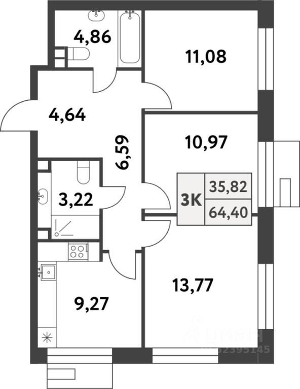 2-BD Apartment Sale, 63.9平方米 at Smart Garden (Smart Garden), 5-ya ulitsa Lesnyye Polyany, posyolok Gazoprovod, Kommunarka District, Novomoskovskiy Administrative Okrug, Moscow, Russia #1 2-BD Apartment Sale, 63.9平方米 at Smart Garden (Smart Garden), 5-ya ulitsa Lesnyye Polyany, posyolok Gazoprovod, Kommunarka District, Novomoskovskiy Administrative Okrug, Moscow, Russia #1