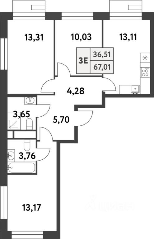 2-BD Apartment Sale, 67 sq. m. at Smart Garden (Smart Garden), 5-ya ulitsa Lesnyye Polyany, posyolok Gazoprovod, Kommunarka District, Novomoskovskiy Administrative Okrug, Moscow, Russia #1 2-BD Apartment Sale, 67 sq. m. at Smart Garden (Smart Garden), 5-ya ulitsa Lesnyye Polyany, posyolok Gazoprovod, Kommunarka District, Novomoskovskiy Administrative Okrug, Moscow, Russia #1