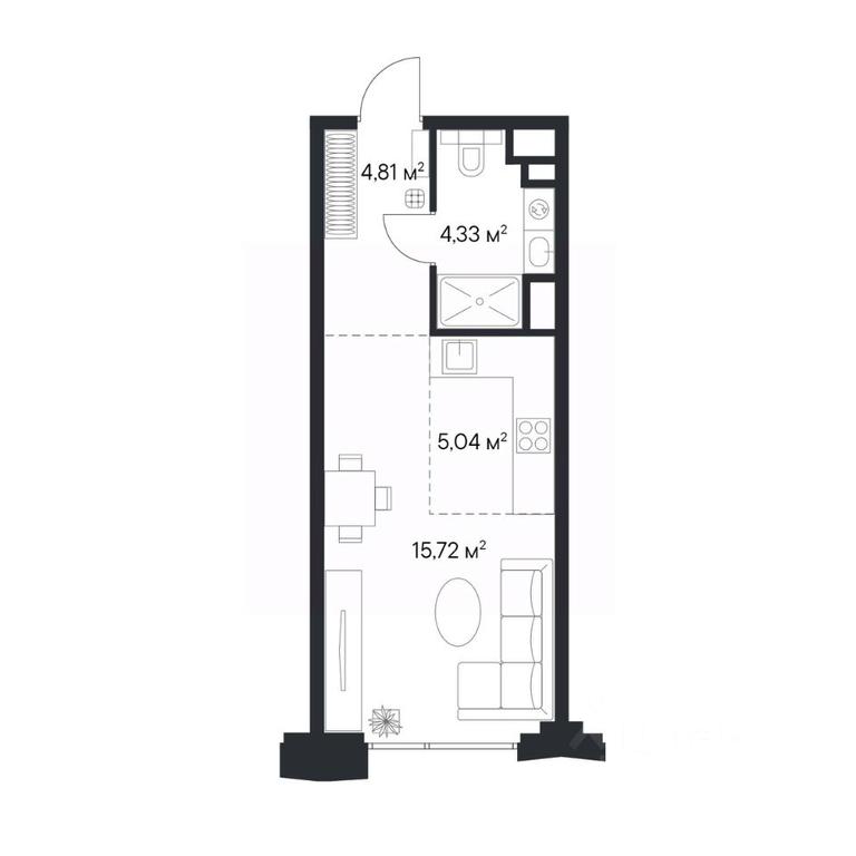 Apartment Sale, 29.9 sq. m. at 1-y Nagatinskiy, Nagatinskaya Street, Moscow, Russia #2 Apartment Sale, 29.9 sq. m. at 1-y Nagatinskiy, Nagatinskaya Street, Moscow, Russia #2