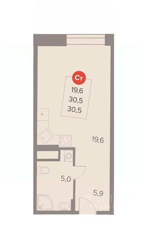 Apartment Sale, 30.5 sq. m. at Otlichno, Oktyabrskiy Avenue, 28А, Lyubertsy, Moscow Region, Russia #1 Apartment Sale, 30.5 sq. m. at Otlichno, Oktyabrskiy Avenue, 28А, Lyubertsy, Moscow Region, Russia #1
