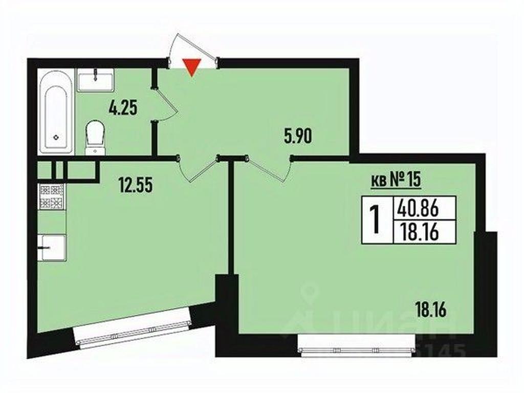 Apartment Sale, 40平方米 at Borisoglebskoe, Generala Donskova Street, Novofyodorovskoye Settlement, Moscow, Russia #1 Apartment Sale, 40平方米 at Borisoglebskoe, Generala Donskova Street, Novofyodorovskoye Settlement, Moscow, Russia #1
