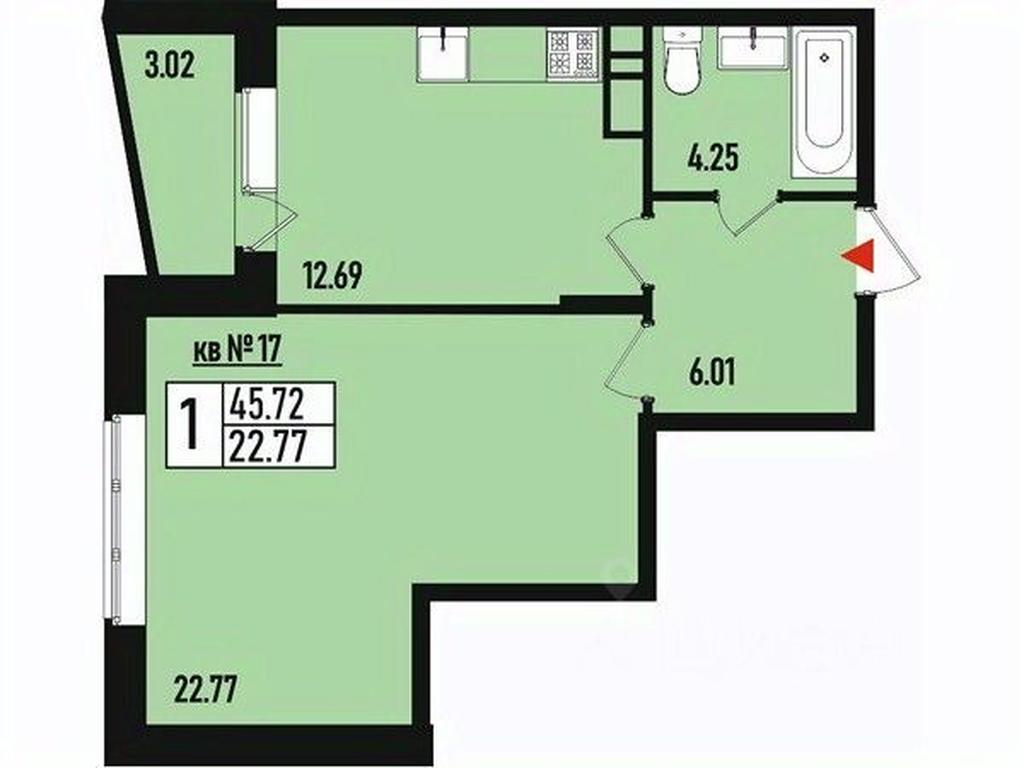 Apartment Sale, 45平方米 at Borisoglebskoe, Generala Donskova Street, Novofyodorovskoye Settlement, Moscow, Russia #1 Apartment Sale, 45平方米 at Borisoglebskoe, Generala Donskova Street, Novofyodorovskoye Settlement, Moscow, Russia #1