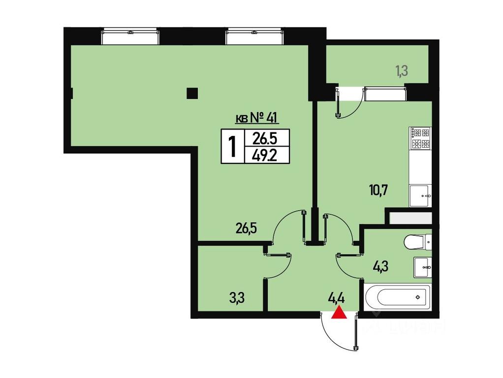 Apartment Sale, 49 sq. m. at Borisoglebskoe, Generala Donskova Street, Novofyodorovskoye Settlement, Moscow, Russia #1 Apartment Sale, 49 sq. m. at Borisoglebskoe, Generala Donskova Street, Novofyodorovskoye Settlement, Moscow, Russia #1