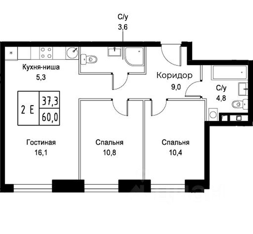 1-BD Apartment Sale, 60 sq. m. at Kompleks apartamentov AIST RESIDENCE (Aist Rezidens), Namyotkina Street, 10Д, Moscow, Russia #1 1-BD Apartment Sale, 60 sq. m. at Kompleks apartamentov AIST RESIDENCE (Aist Rezidens), Namyotkina Street, 10Д, Moscow, Russia #1
