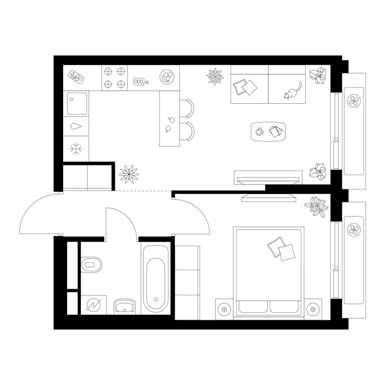 Продажа 1-комн. квартиры, 34,7 м² в ЖК «Алтуфьевское 53», Алтуфьевское шоссе, 53с11, Москва, Россия #1 Продажа 1-комн. квартиры, 34,7 м² в ЖК «Алтуфьевское 53», Алтуфьевское шоссе, 53с11, Москва, Россия #1