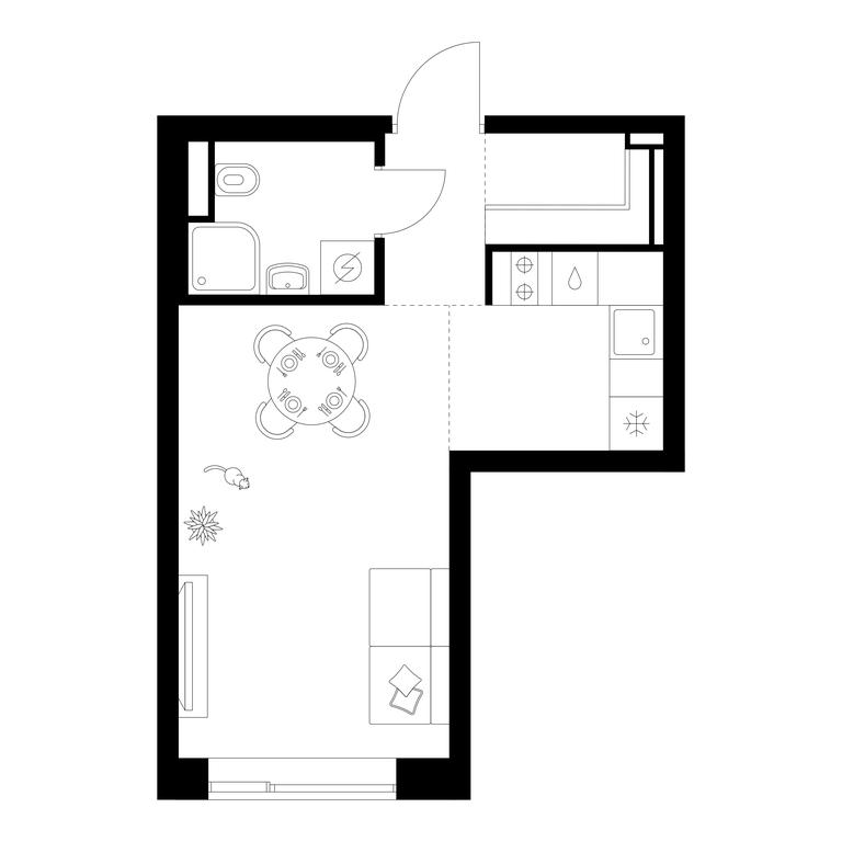 Apartment Sale, 28 sq. m. at Altufevskoe 53, Алтуфьевское шоссе, 53с11, Москва, Россия #1 Apartment Sale, 28 sq. m. at Altufevskoe 53, Алтуфьевское шоссе, 53с11, Москва, Россия #1