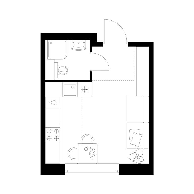 Продажа квартиры, 20,2 м² в ЖК «Бусиновский парк», Ижорская улица, 6с5, Москва, Россия #1 Продажа квартиры, 20,2 м² в ЖК «Бусиновский парк», Ижорская улица, 6с5, Москва, Россия #1
