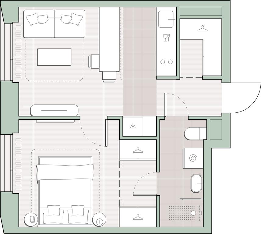 1-BD Apartment Sale, 37 sq. m. at Sreda na Lobachevskogo, Ochakovskoye Highway, Moscow, Russia #1 1-BD Apartment Sale, 37 sq. m. at Sreda na Lobachevskogo, Ochakovskoye Highway, Moscow, Russia #1
