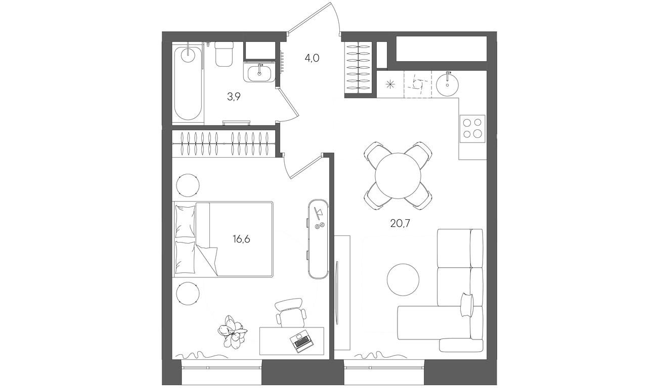 Продажа 1-комн. квартиры, 45,2 м² в ЖК «Райс (Rise)», ЖК Стоун Райс, район Лефортово, Юго-Восточный административный округ, Москва, Россия #1 Продажа 1-комн. квартиры, 45,2 м² в ЖК «Райс (Rise)», ЖК Стоун Райс, район Лефортово, Юго-Восточный административный округ, Москва, Россия #1