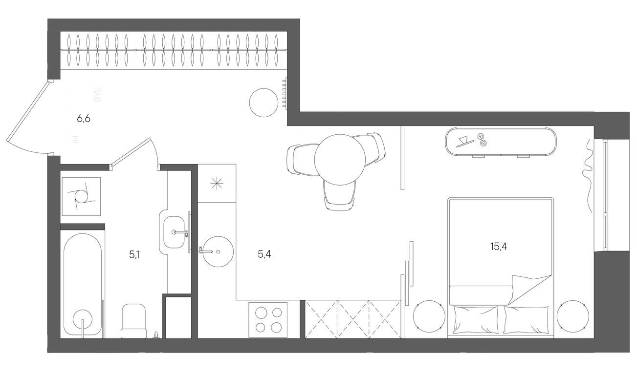 2-BD Apartment Sale, 68.3 sq. m. at Rise, ZhK Stoun Rays, Lefortovo District, Yugo-Vostochniy Administrative Okrug, Moscow, Russia #1 2-BD Apartment Sale, 68.3 sq. m. at Rise, ZhK Stoun Rays, Lefortovo District, Yugo-Vostochniy Administrative Okrug, Moscow, Russia #1