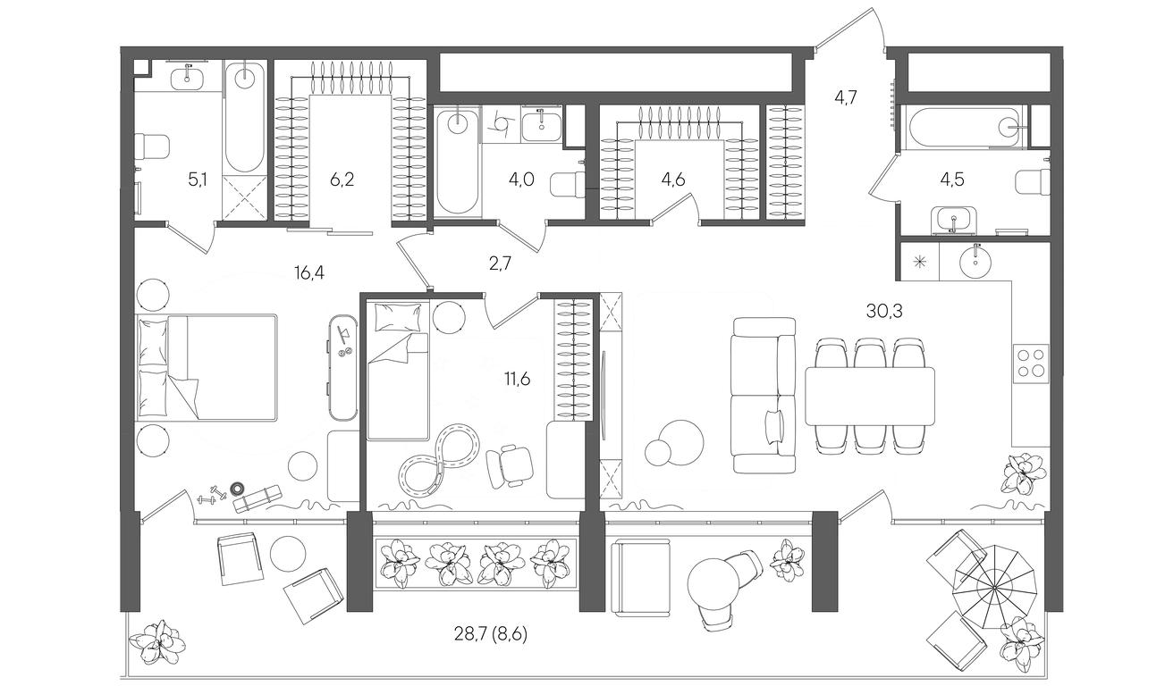 Продажа 2-комн. квартиры, 98,7 м² в ЖК «Райс (Rise)», ЖК Стоун Райс, район Лефортово, Юго-Восточный административный округ, Москва, Россия #1 Продажа 2-комн. квартиры, 98,7 м² в ЖК «Райс (Rise)», ЖК Стоун Райс, район Лефортово, Юго-Восточный административный округ, Москва, Россия #1