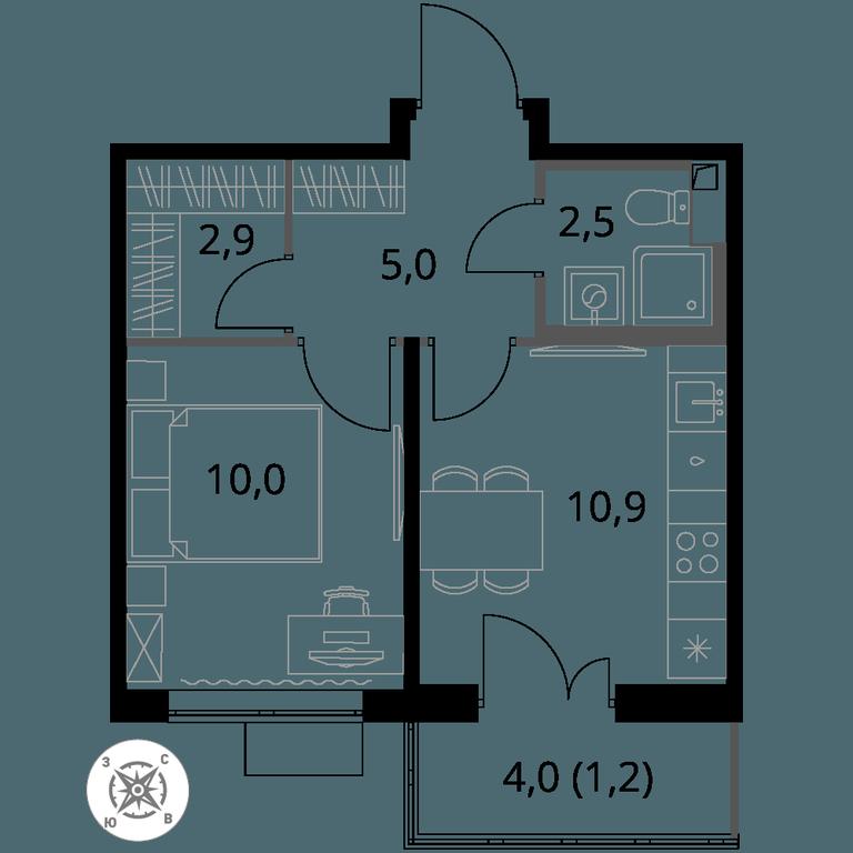 1-BD Apartment Sale, 32.5 sq. m. at Pervy Sheremetevskij, Komsomolskaya Street, 16, Khimki, Moscow Region, Russia #1 1-BD Apartment Sale, 32.5 sq. m. at Pervy Sheremetevskij, Komsomolskaya Street, 16, Khimki, Moscow Region, Russia #1