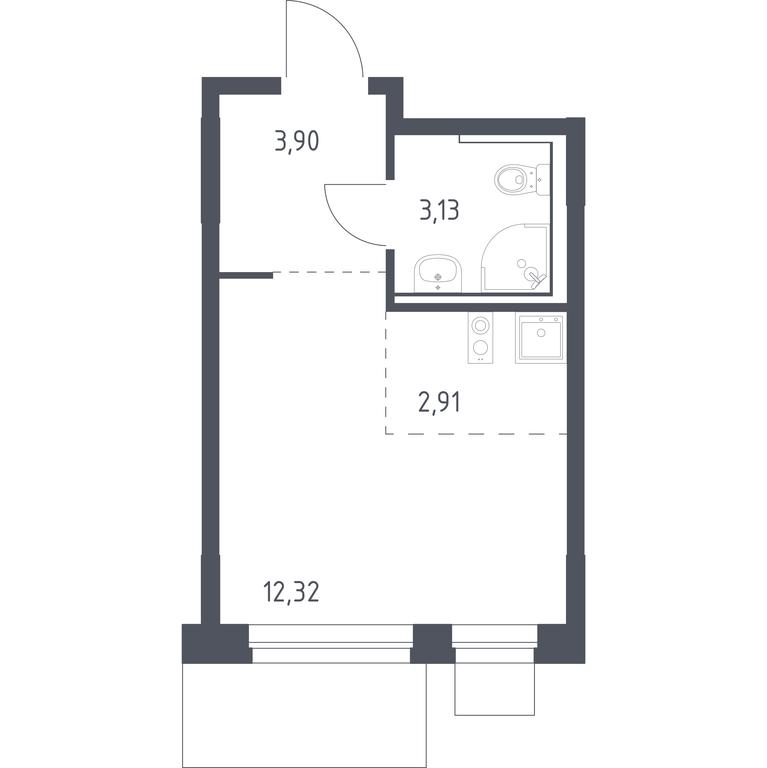 Apartment Sale, 22.26 sq. m. at Novoe Vnukovo, kvartal № 38, Kokoshkino Settlement, Moscow, Russia #1 Apartment Sale, 22.26 sq. m. at Novoe Vnukovo, kvartal № 38, Kokoshkino Settlement, Moscow, Russia #1