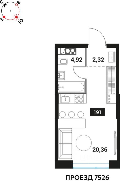 Продажа квартиры, 27,6 м² в ЖК «Инноватор», Мичуринский проспект, Москва, Россия #1 Продажа квартиры, 27,6 м² в ЖК «Инноватор», Мичуринский проспект, Москва, Россия #1