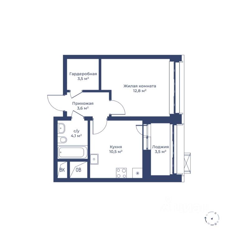 Apartment Sale, 36.3 sq. m. at Tsvetochny gorod, Magistralnaya ulitsa, Mytischi, Moscow Region, Russia #1 Apartment Sale, 36.3 sq. m. at Tsvetochny gorod, Magistralnaya ulitsa, Mytischi, Moscow Region, Russia #1