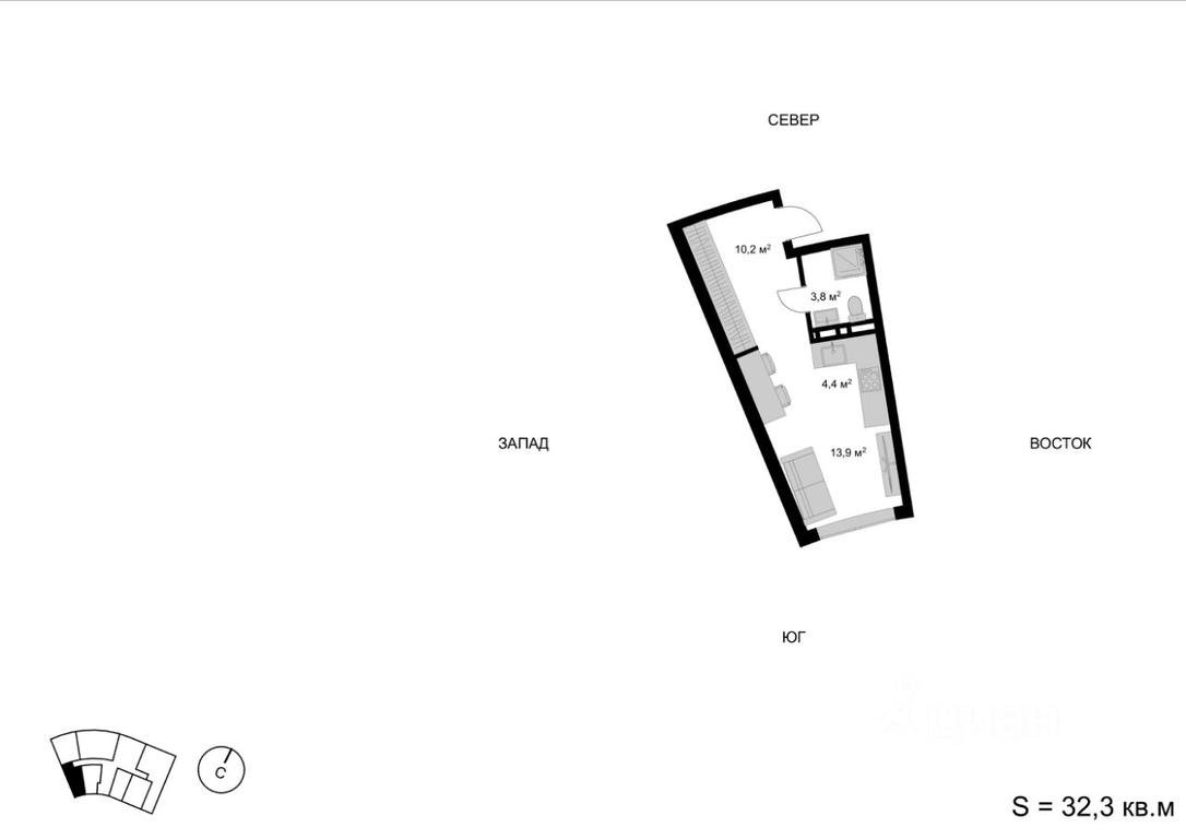 Продажа квартиры, 32,3 м² в ЖК «Мытищи-Сити», Детский переулок, Мытищи, Московская область, Россия #1 Продажа квартиры, 32,3 м² в ЖК «Мытищи-Сити», Детский переулок, Мытищи, Московская область, Россия #1