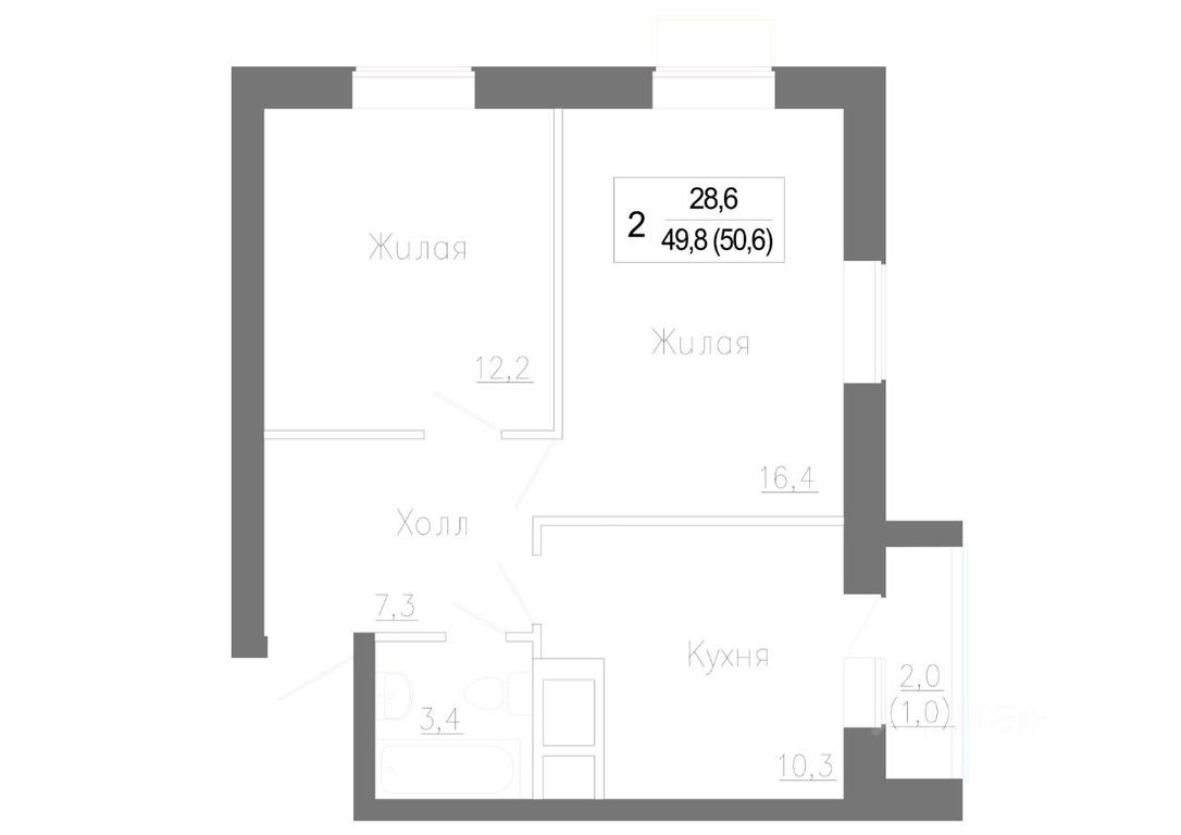 1-BD Apartment Sale, 50.6 sq. m. at Novoe Zamitino, Sadovaya ulitsa, derevnya Saburovo, Krasnogorsk Urban District, Moscow Region, Russia #1 1-BD Apartment Sale, 50.6 sq. m. at Novoe Zamitino, Sadovaya ulitsa, derevnya Saburovo, Krasnogorsk Urban District, Moscow Region, Russia #1