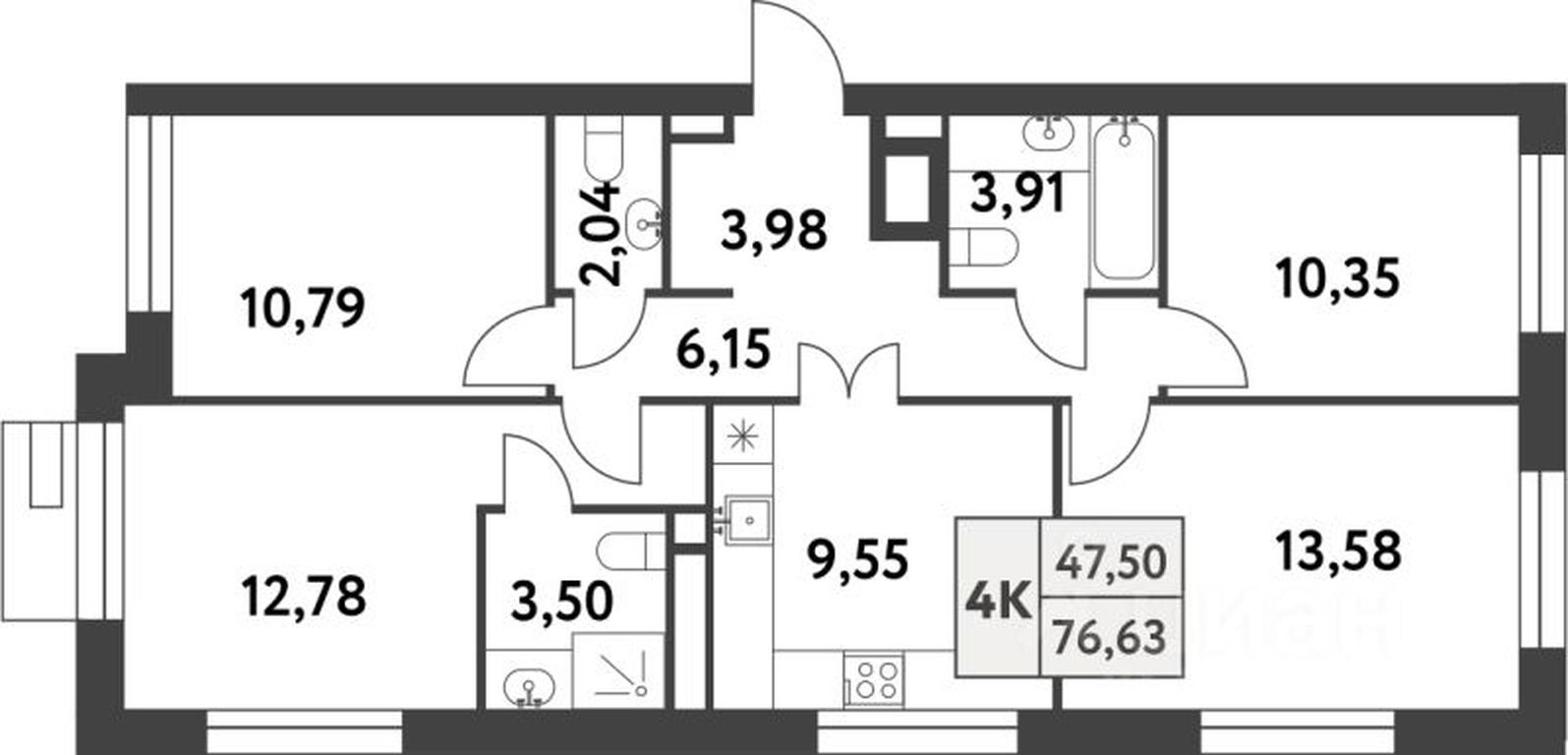 3-BD Apartment Sale, 76.6 sq. m. at Smart Garden (Smart Garden), 5-ya ulitsa Lesnyye Polyany, posyolok Gazoprovod, Kommunarka District, Novomoskovskiy Administrative Okrug, Moscow, Russia #1 3-BD Apartment Sale, 76.6 sq. m. at Smart Garden (Smart Garden), 5-ya ulitsa Lesnyye Polyany, posyolok Gazoprovod, Kommunarka District, Novomoskovskiy Administrative Okrug, Moscow, Russia #1