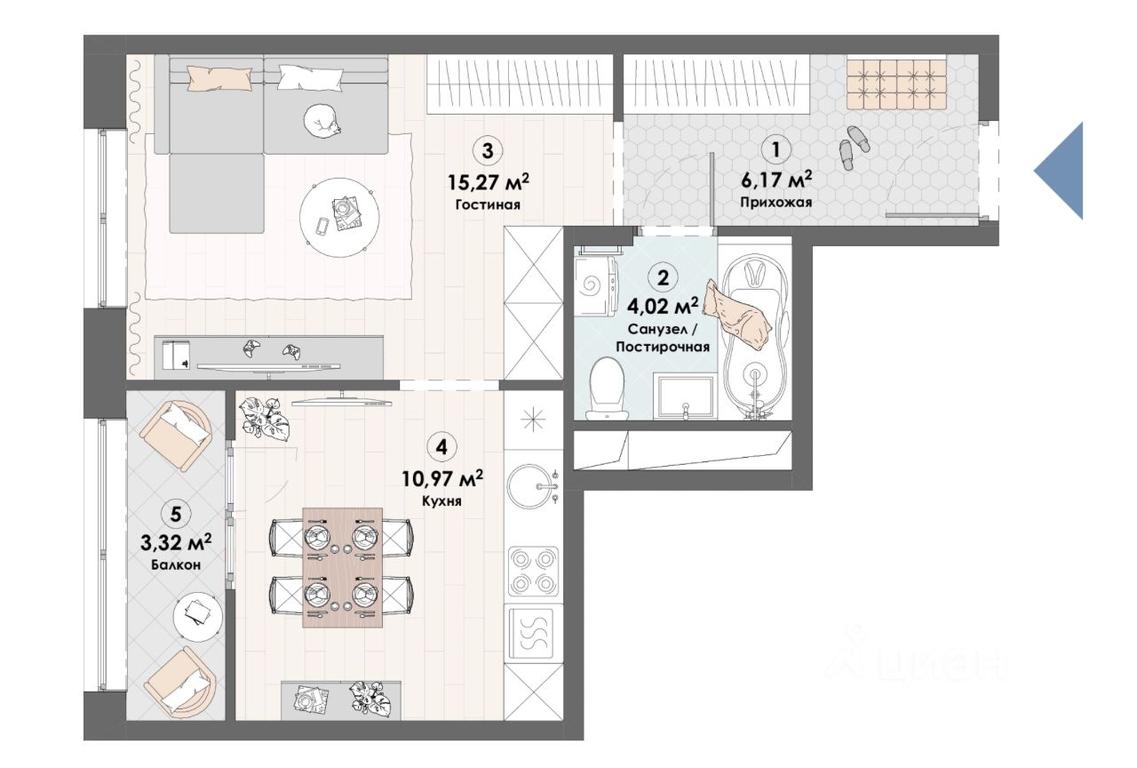 Apartment Sale, 39.75 sq. m. at Triumf, Nadsonovskaya ulitsa, Pushkino, Moscow Region, Russia #1 Apartment Sale, 39.75 sq. m. at Triumf, Nadsonovskaya ulitsa, Pushkino, Moscow Region, Russia #1