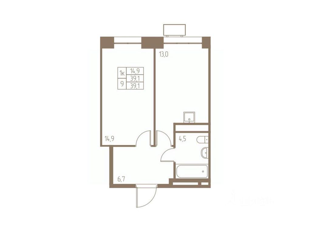 Apartment Sale, 39.1平方米 at Fabrikant, 2-y Fabrichny proyezd, Pushkino, Moscow Region, Russia #1 Apartment Sale, 39.1平方米 at Fabrikant, 2-y Fabrichny proyezd, Pushkino, Moscow Region, Russia #1