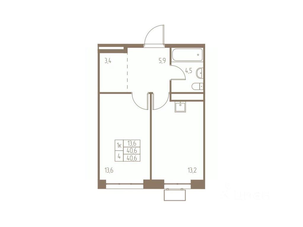 Apartment Sale, 40.6 sq. m. at Fabrikant, 2-y Fabrichny proyezd, Pushkino, Moscow Region, Russia #1 Apartment Sale, 40.6 sq. m. at Fabrikant, 2-y Fabrichny proyezd, Pushkino, Moscow Region, Russia #1