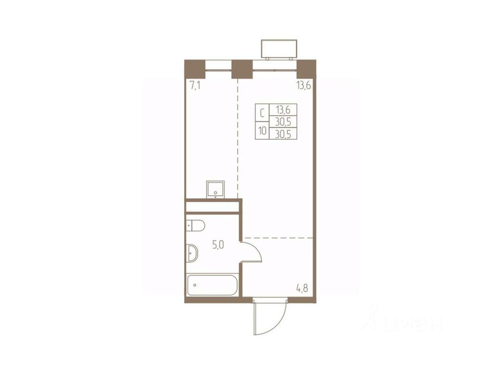 Apartment Sale, 30.5 sq. m. at Fabrikant, 2-y Fabrichny proyezd, Pushkino, Moscow Region, Russia #1 Apartment Sale, 30.5 sq. m. at Fabrikant, 2-y Fabrichny proyezd, Pushkino, Moscow Region, Russia #1
