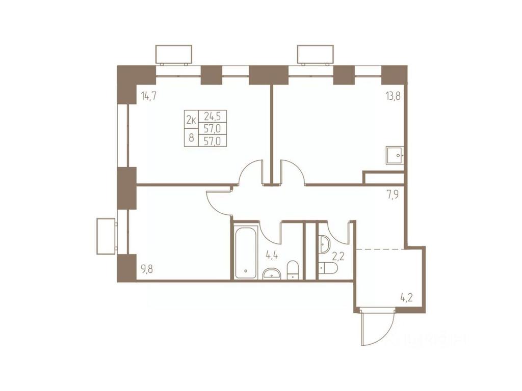 1-BD Apartment Sale, 57 sq. m. at Fabrikant, 2-y Fabrichny proyezd, Pushkino, Moscow Region, Russia #1 1-BD Apartment Sale, 57 sq. m. at Fabrikant, 2-y Fabrichny proyezd, Pushkino, Moscow Region, Russia #1