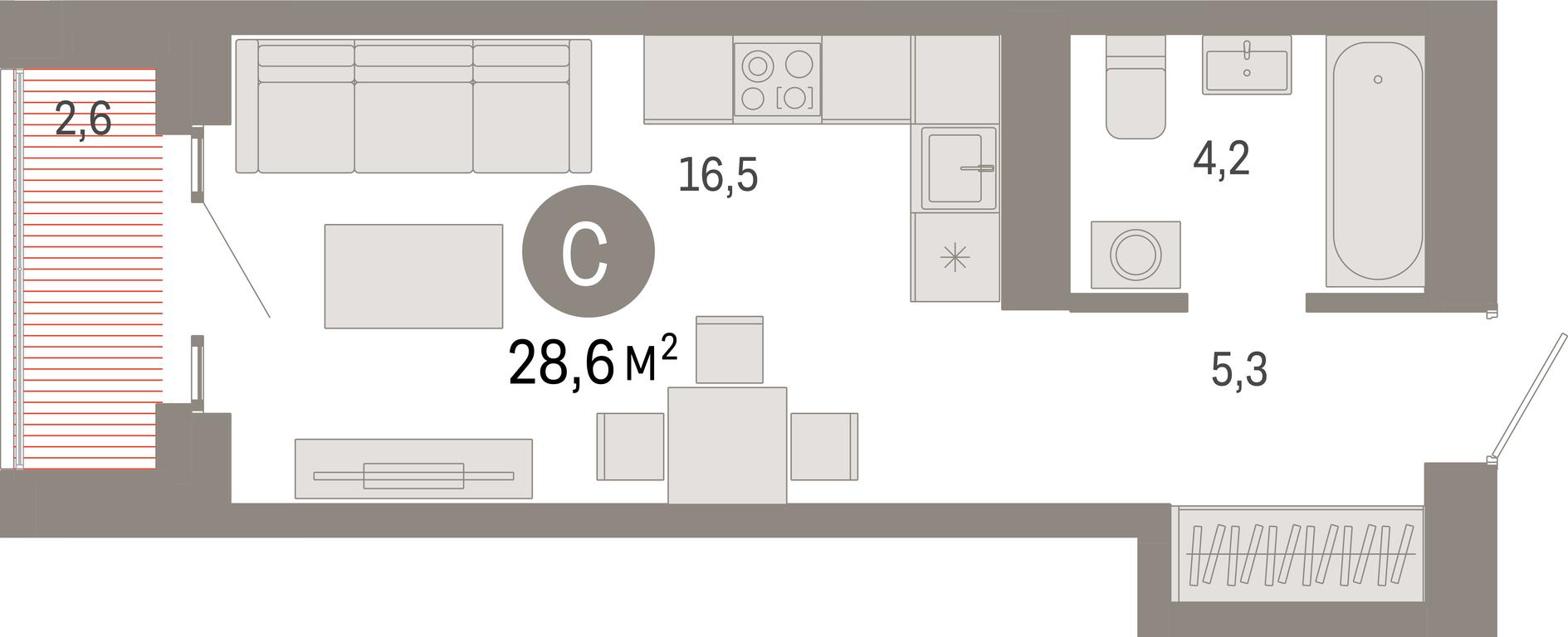 Продажа квартиры, 28,6 м² в ЖК «Квартал Метроном», Тагильская улица, Москва, Россия #1 Продажа квартиры, 28,6 м² в ЖК «Квартал Метроном», Тагильская улица, Москва, Россия #1