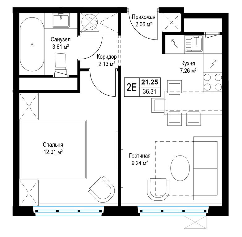 Продажа 1-комн. квартиры, 36,2 м² в ЖК «Эко Видное 2.0», квартал Центральный, 1, микрорайон Купелинка, деревня Сапроново, Ленинский городской округ, Московская область, Россия #1 Продажа 1-комн. квартиры, 36,2 м² в ЖК «Эко Видное 2.0», квартал Центральный, 1, микрорайон Купелинка, деревня Сапроново, Ленинский городской округ, Московская область, Россия #1