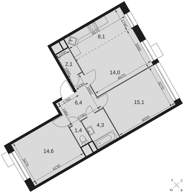 Продажа 3-комн. квартиры, 66 м² в ЖК «Датский квартал», жилой комплекс Датский квартал, посёлок Нагорное, городской округ Мытищи, Московская область, Россия #2 Продажа 3-комн. квартиры, 66 м² в ЖК «Датский квартал», жилой комплекс Датский квартал, посёлок Нагорное, городской округ Мытищи, Московская область, Россия #2
