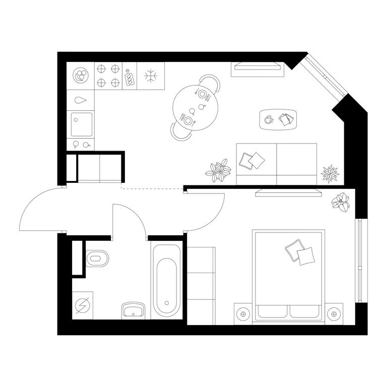 Продажа 1-комн. квартиры, 31,4 м² в ЖК «Кавказский бульвар 51», Кавказский бульвар, 51с3, Москва, Россия #1 Продажа 1-комн. квартиры, 31,4 м² в ЖК «Кавказский бульвар 51», Кавказский бульвар, 51с3, Москва, Россия #1