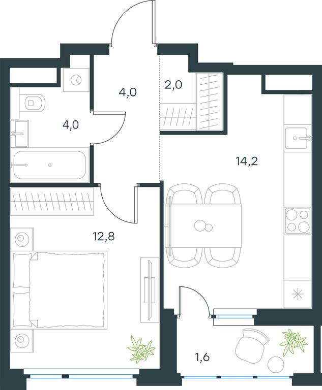 Продажа квартиры, 38,6 м² в ЖК «Город «В лесу»», жилой комплекс Город в Лесу, посёлок Отрадное, городской округ Красногорск, Московская область, Россия #1 Продажа квартиры, 38,6 м² в ЖК «Город «В лесу»», жилой комплекс Город в Лесу, посёлок Отрадное, городской округ Красногорск, Московская область, Россия #1